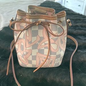 AUTHENTIC Louis Vuitton Damier Azur Tahitienne Nano Noe - Limited Edition item!